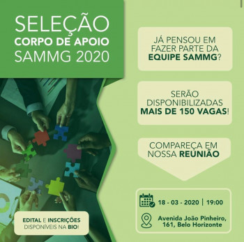 Seleção Corpo de Apoio SAMMG 2020