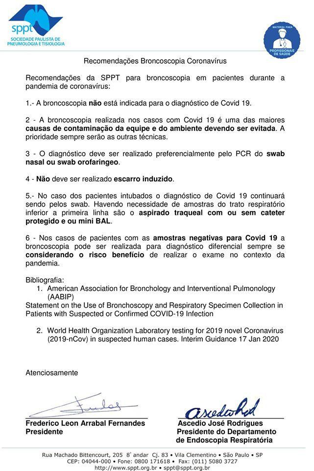 Recomendações SPPT